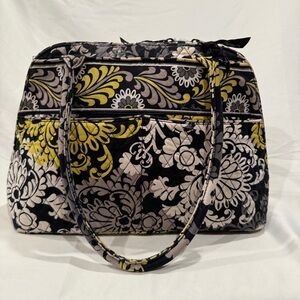 Vera Bradley Bowler Purse Shoulder Bag in Retired Baroque Pattern